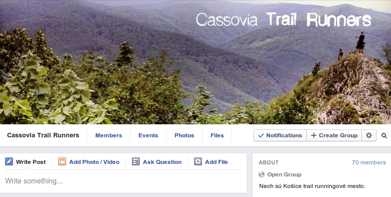 Cassovia Trail Runners na Facebooku